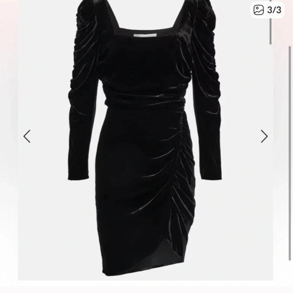 NWT VERONICA BEARD Toki velvet mini dress size 6 - Picture 3 of 3